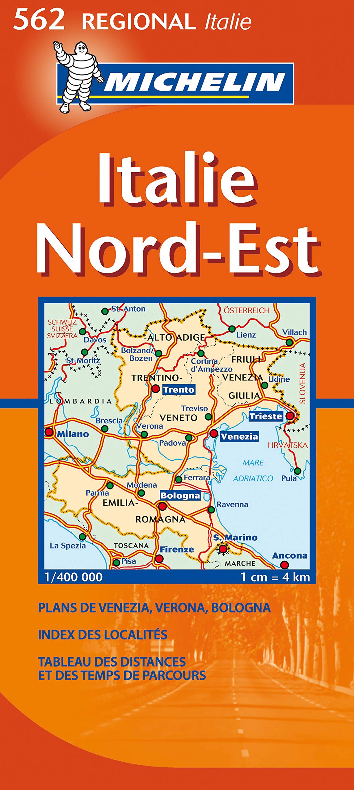 Carte RGIONAL Italie Nord-Est book