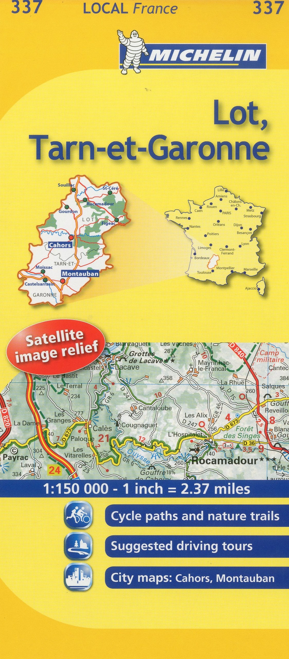 Michelin Map France: Lot, Tarn-et-garonne 337 book