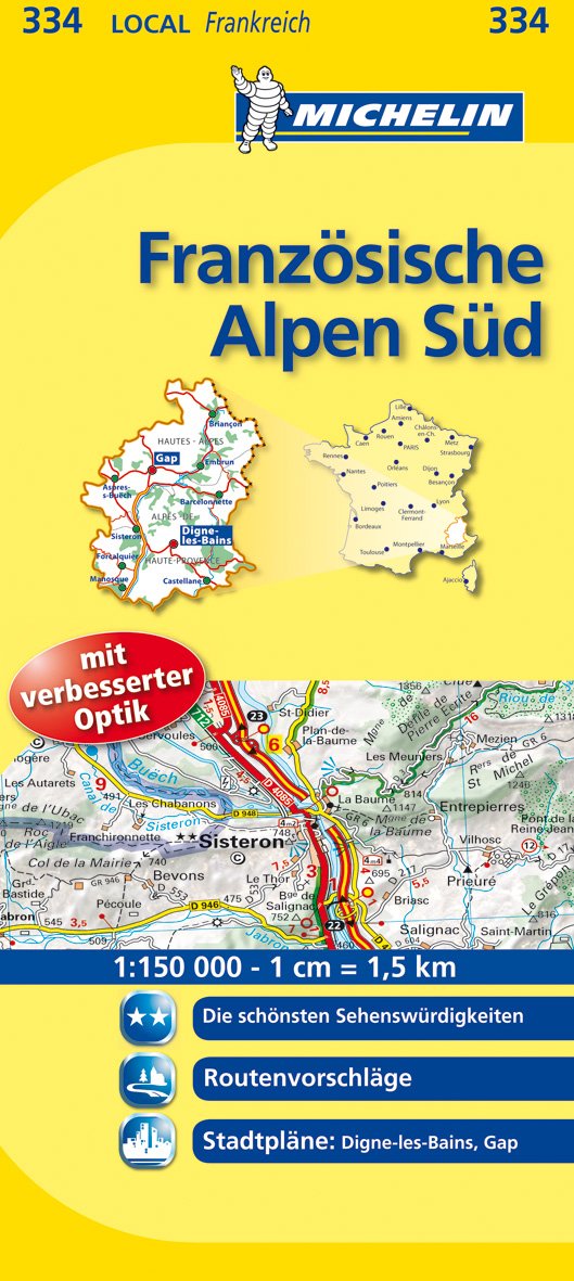 Michelin Französische Alpen Süd Leisure, Home & Garden