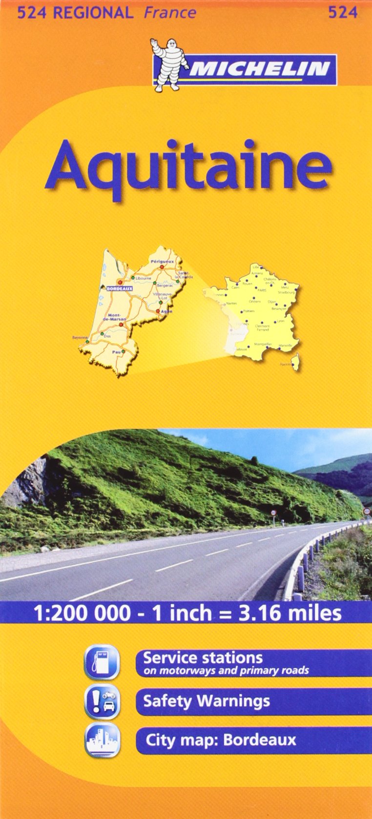 Aquitaine (Michelin Regional Maps, Band 524) Leisure, Home & Garden