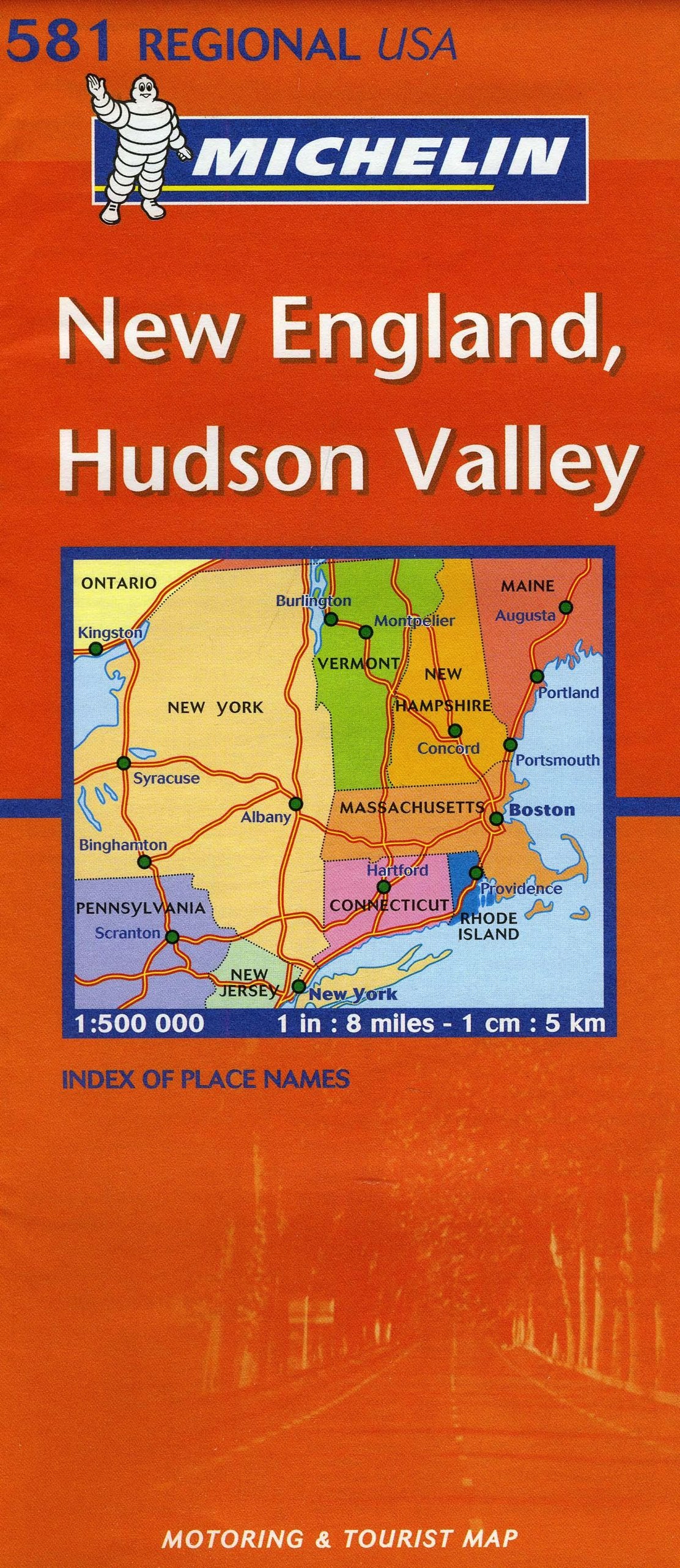Michelin New England, Hudson Valley: 581 Regional USA (KAARTEN/CARTES MICHELIN) Leisure, Home & Garden