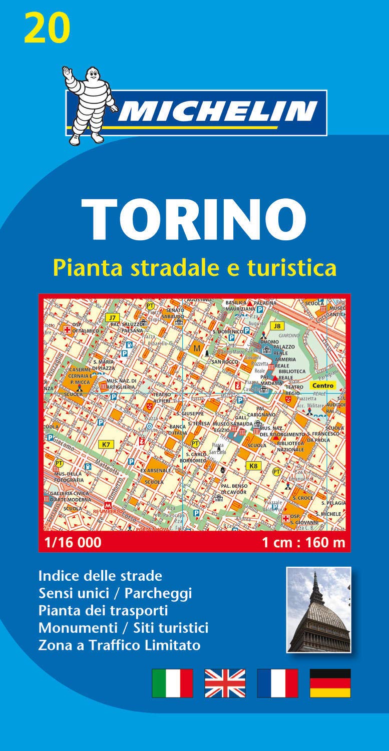 Michelin Torino: Stadtplan 1:16.000 (MICHELIN Localkarten, Band 20) Leisure, Home & Garden