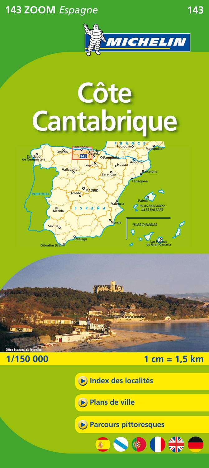 Costa Cantabria 11143 Carte Zoom Michelin kaart (Michelin kaart - Zoom (143)) Leisure, Home & Garden