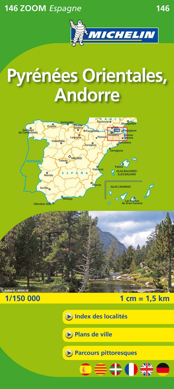 Pireneos Orientales 11146 Carte Zoom Michelin kaart (Michelin kaart - Zoom (146)) Leisure, Home & Garden