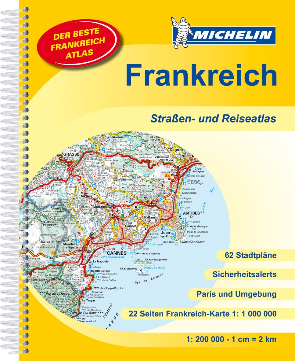 Frankreich Straßen- und Reiseatlas (MICHELIN Atlanten) Leisure, Home & Garden