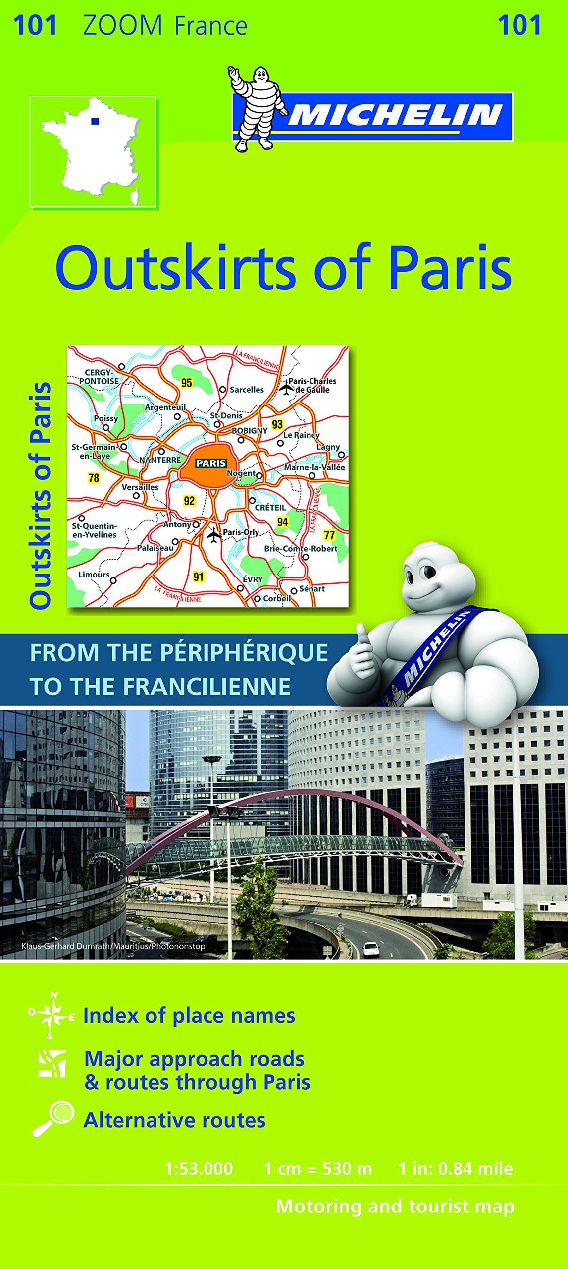Michelin Outskirts of Paris: Outskirts of Paris 101 book