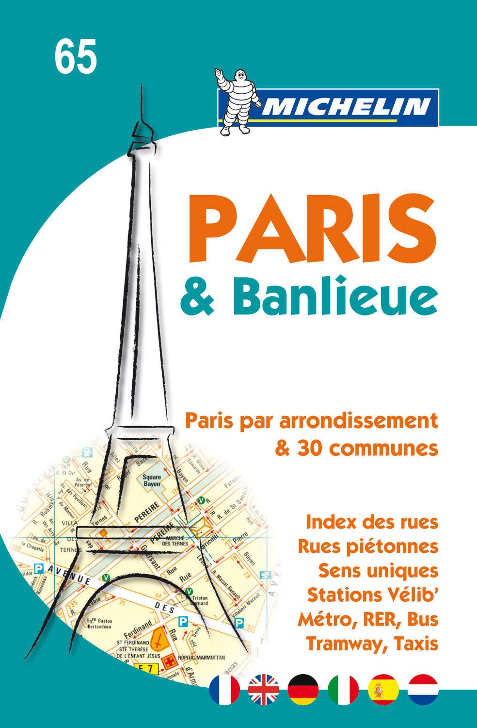 PARIS & BANLIEUE,ARROND.&30 COMMUNES 19065 PLAN MICHELIN PLATTEGROND (Michelin Stadsplattegrond) Leisure, Home & Garden