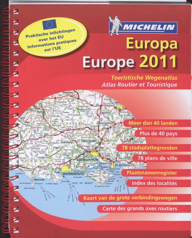 Michelin Europe: atlas routier et touristique book