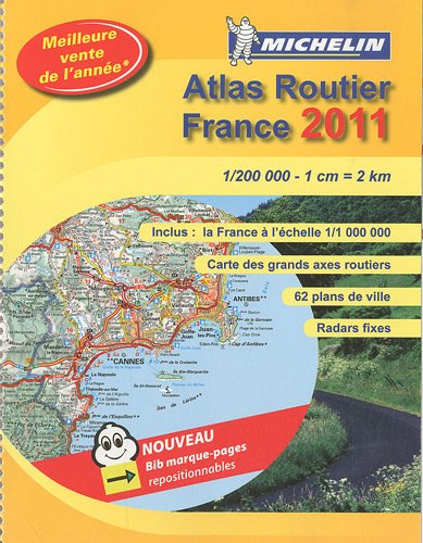 ATLAS ROUTIER FRANCE 2011 (A4-SPIRALE) JAUNE Geology & Geography