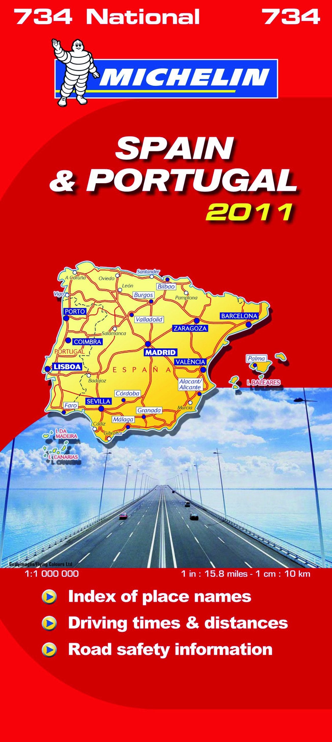 Spain & Portugal National Map 2011 (Michelin National Maps) Leisure, Home & Garden