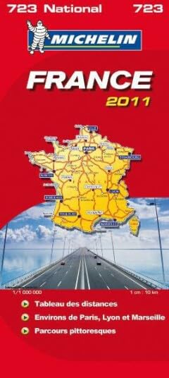 MICHELIN Nationalkarte Frankreich Handatlas (MICHELIN Nationalkarten, Band 723) Leisure, Home & Garden