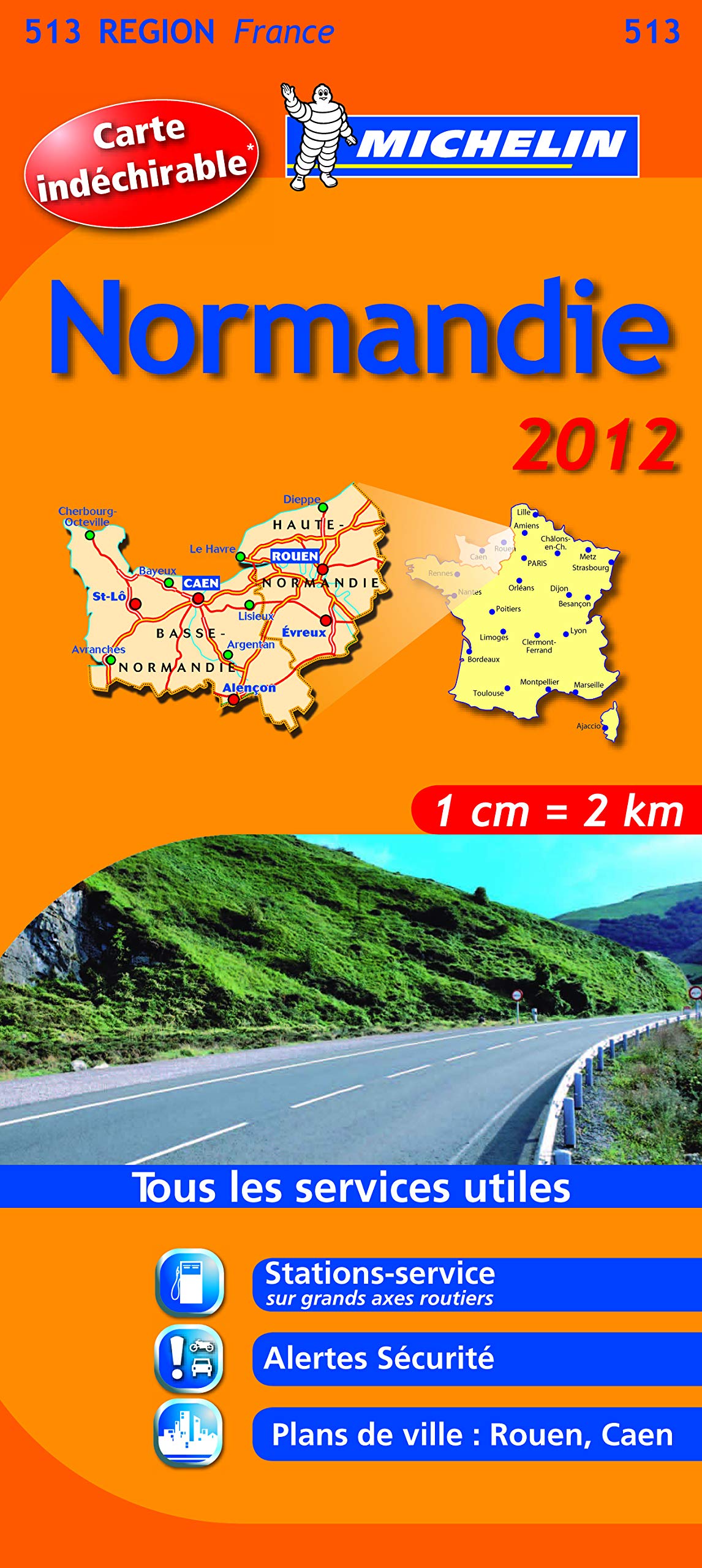 Carte REGION Normandie 2012 book