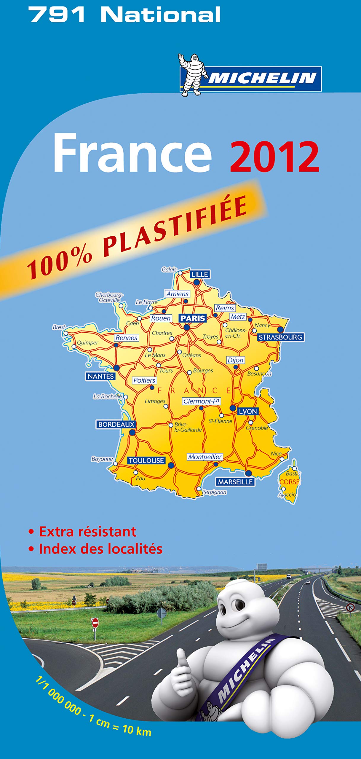 KN.France(Plastifiziert) (MICHELIN Nationalkarten) Leisure, Home & Garden