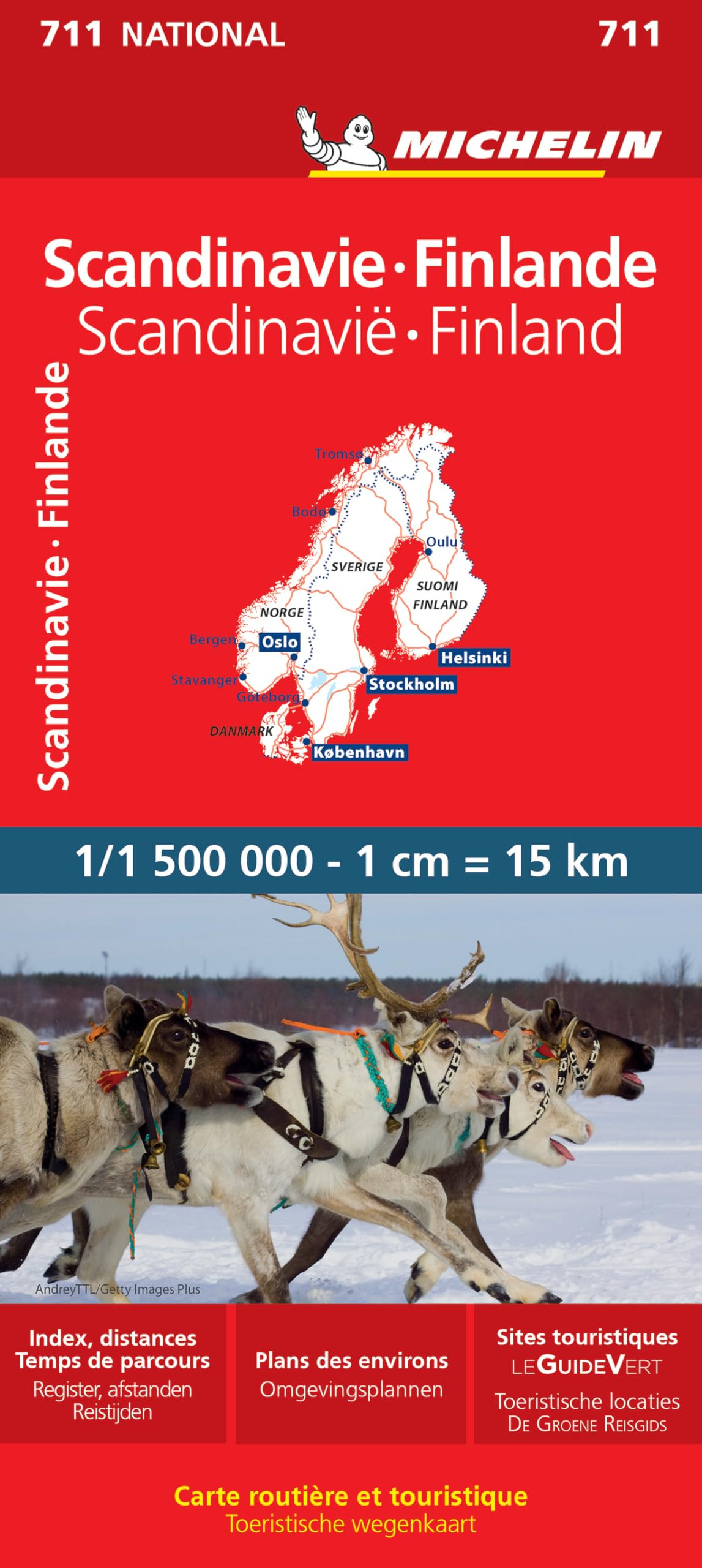 Carte NATIONAL Scandinavie, Finlande book
