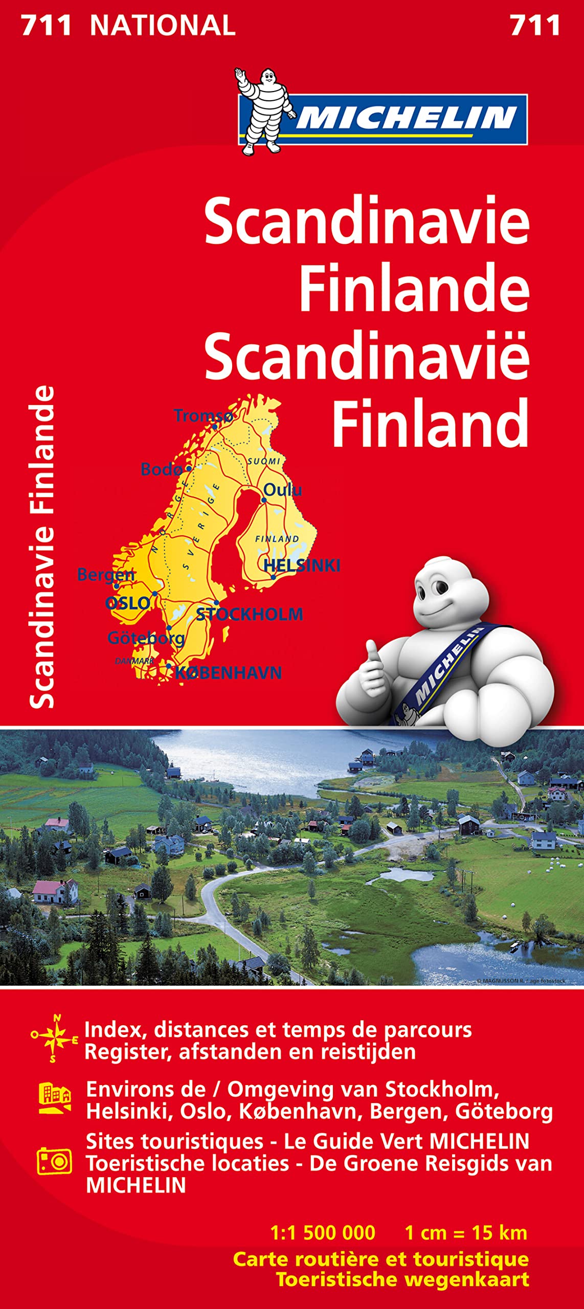 SCANDINAVIE FINLANDE FINLAND 11711 CARTE ' NATIONA book