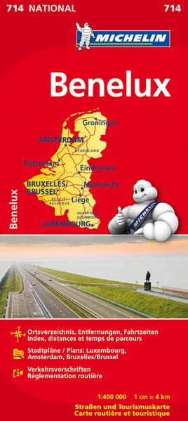 Michelin Nationalkarte Benelux 1 : 400 000 Leisure, Home & Garden
