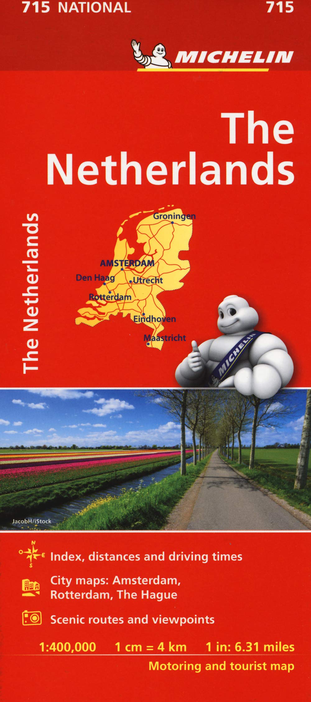 The Netherlands - Michelin National Map 715 (Michelin National Maps) Leisure, Home & Garden