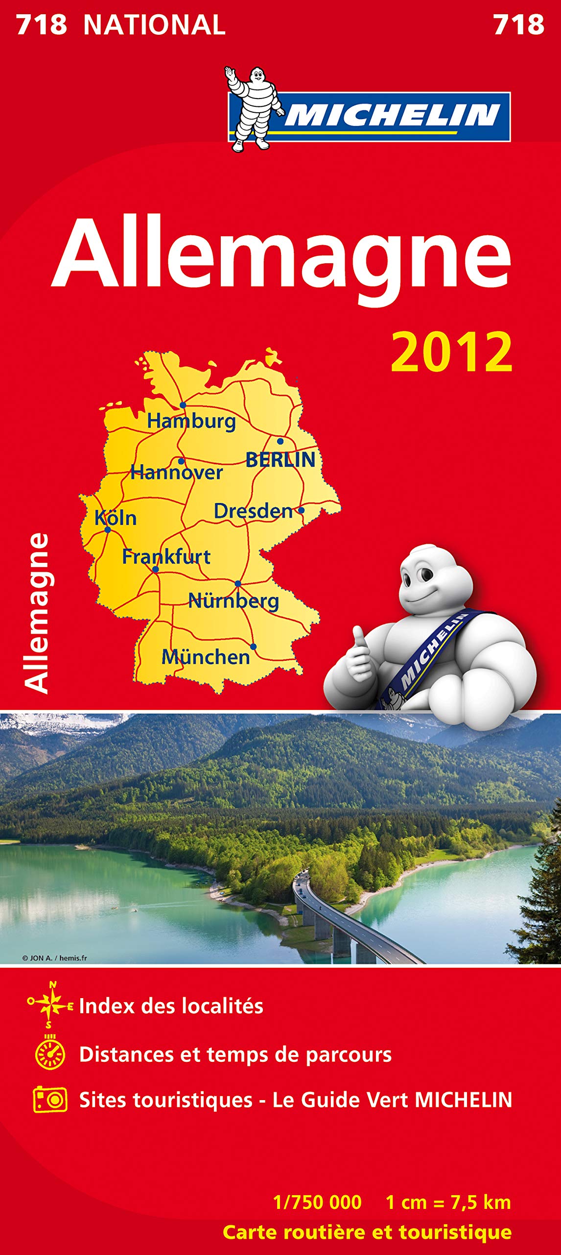 Carte NATIONAL Allemagne 2012 book