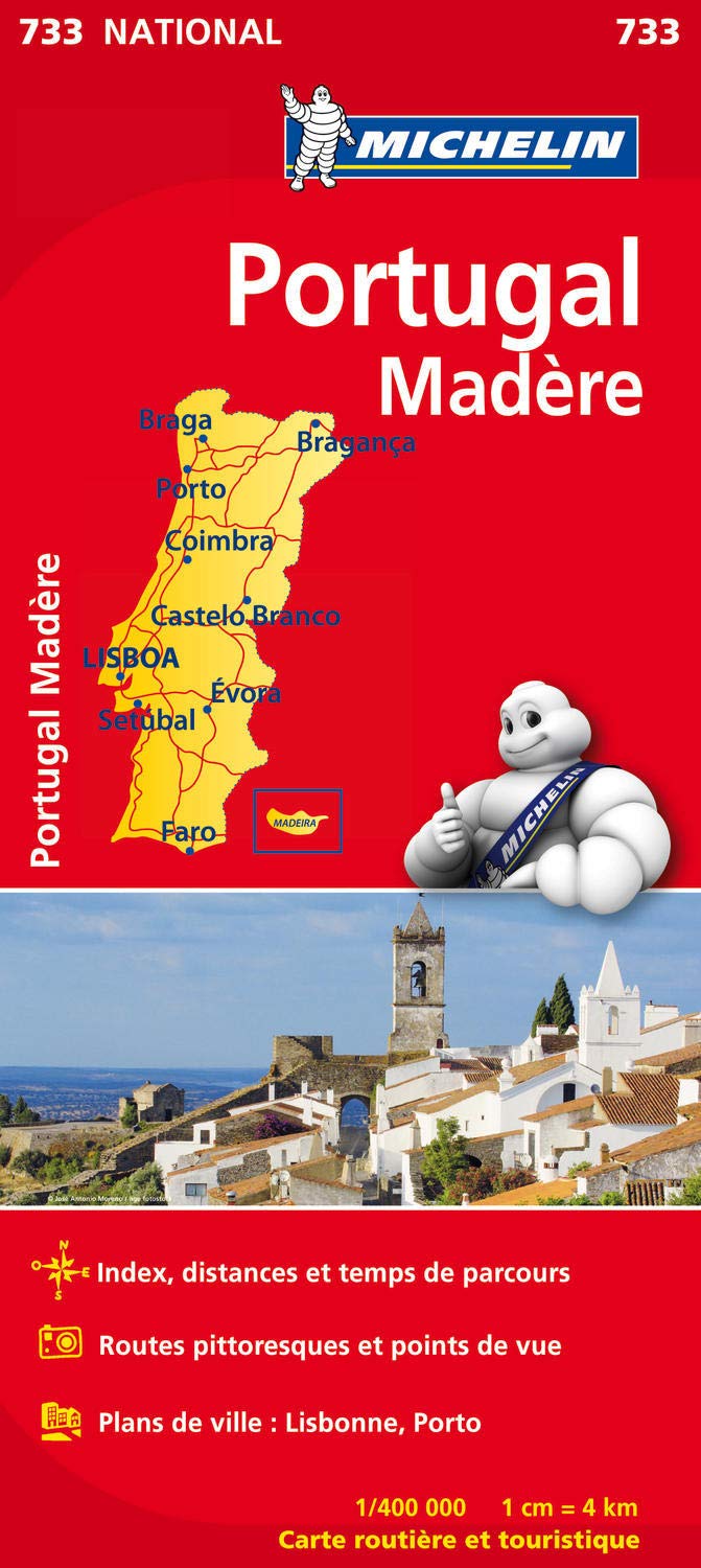 Carte NATIONAL Portugal Madère book