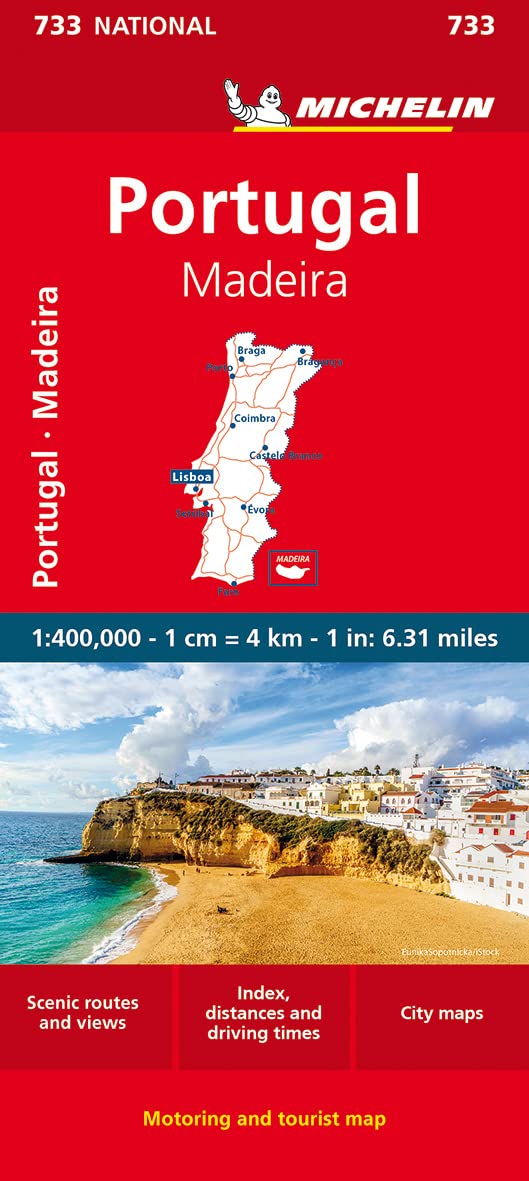 Michelin Portugal Madeira: Straßen- und Tourismuskarte 1:400 000 (MICHELIN Nationalkarten) Leisure, Home & Garden