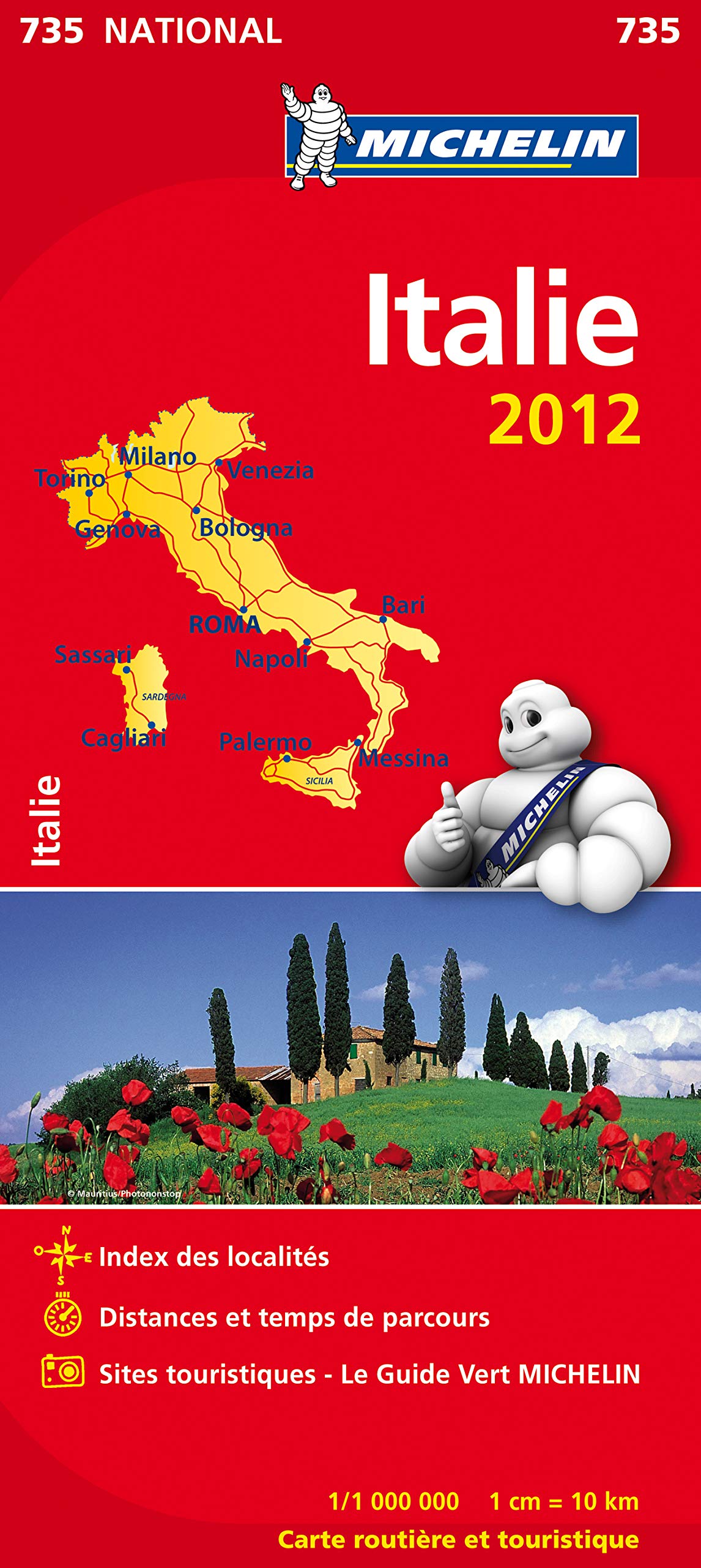 Carte NATIONAL Italie 2012 book