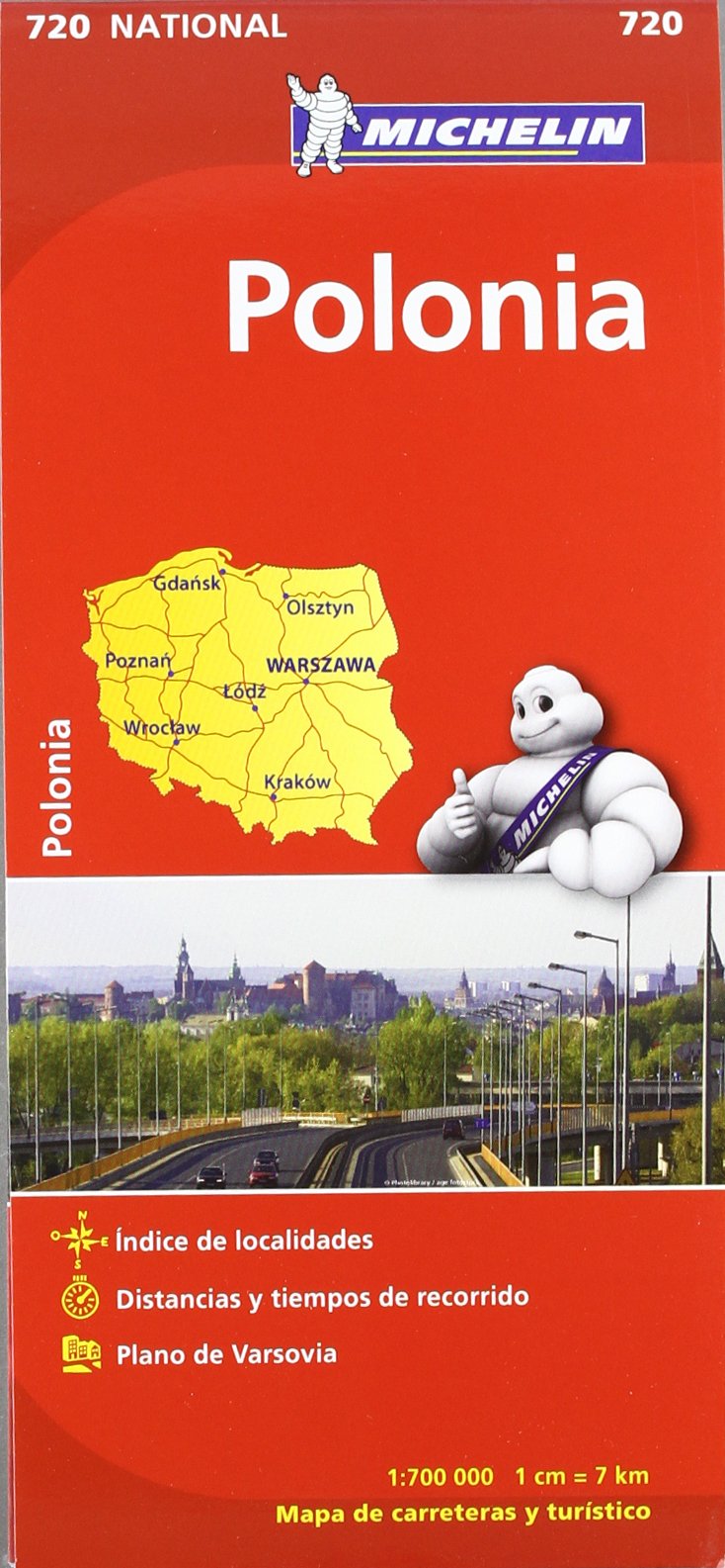 Mapa National Polonia (Mapas National Michelin) Leisure, Home & Garden