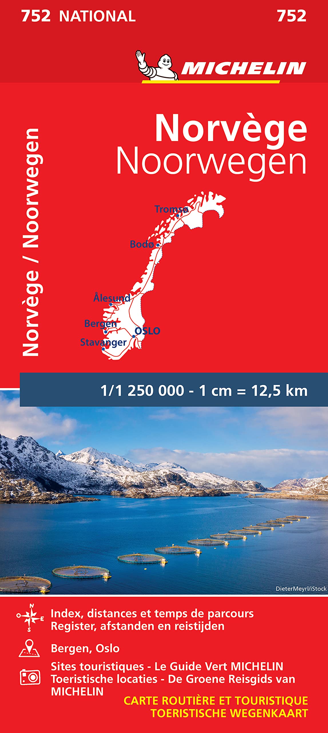 Norway (752): Wegenkaart Schaal 1 : 1.250.000 (National, Band 752) Leisure, Home & Garden