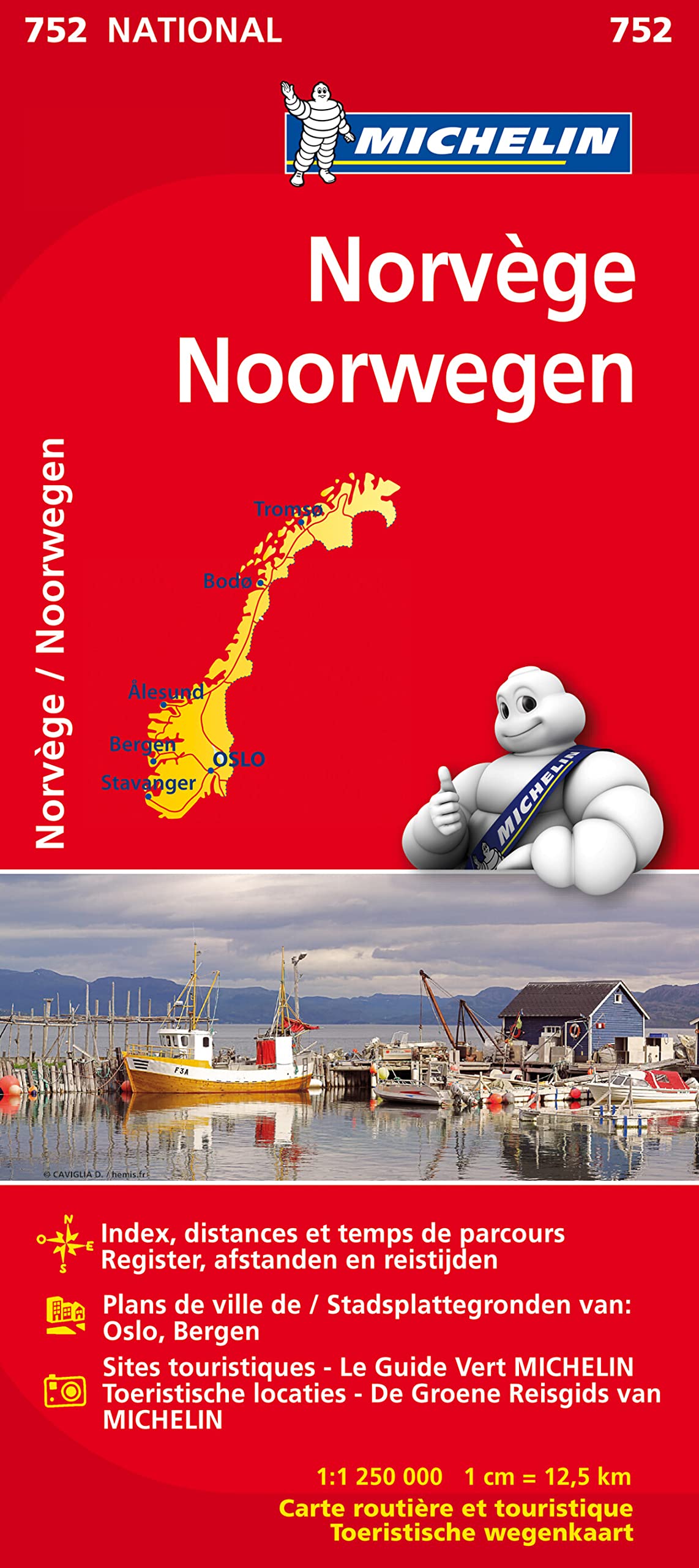 NORVEGE / NOORWEGEN 11752 CARTE ' NATIONAL ' MICHE book