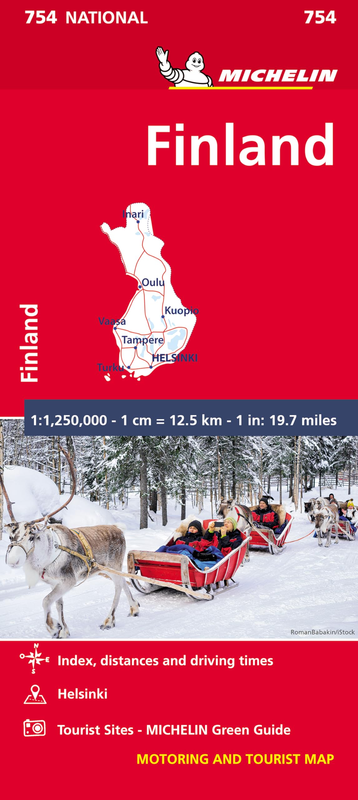 Finland - Michelin National Map 754 (Michelin Country Maps, 754, Band 754) Leisure, Home & Garden