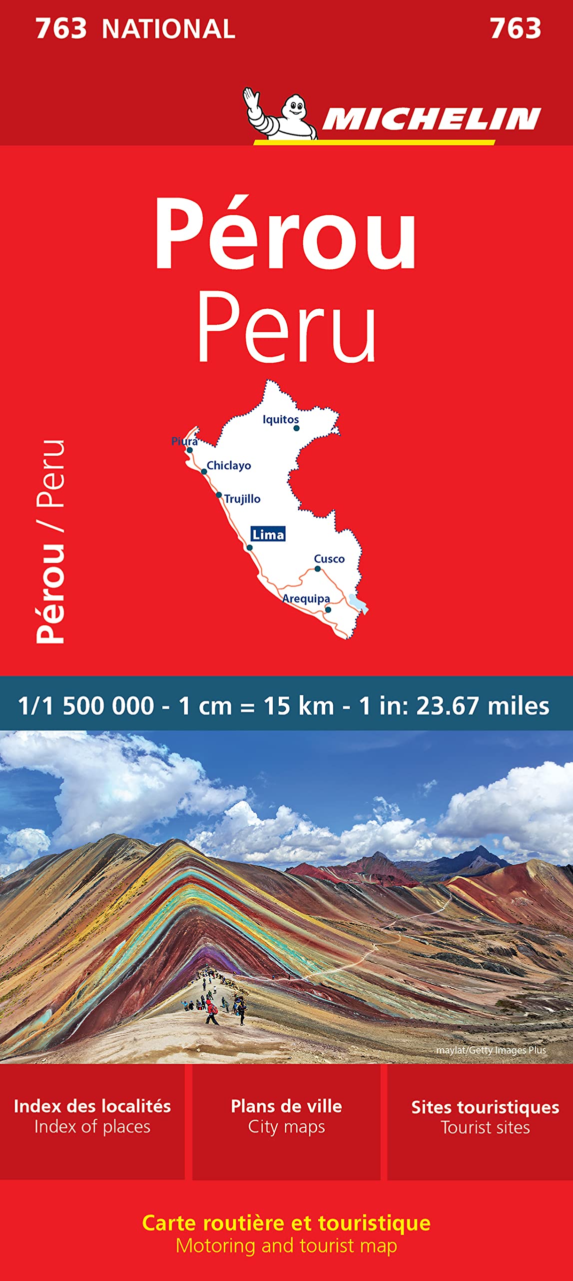 Michelin Peru: Straßen- und Tourismuskarte (MICHELIN Nationalkarten) Leisure, Home & Garden