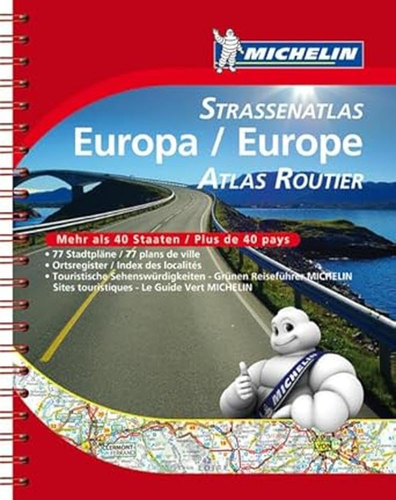 Europa Straßen- und Reiseatlas Leisure, Home & Garden