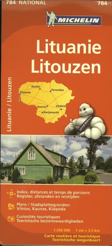 LITUANIE / LITOUWEN 11784 CARTE ' NATIONAL ' MICHE Leisure, Home & Garden
