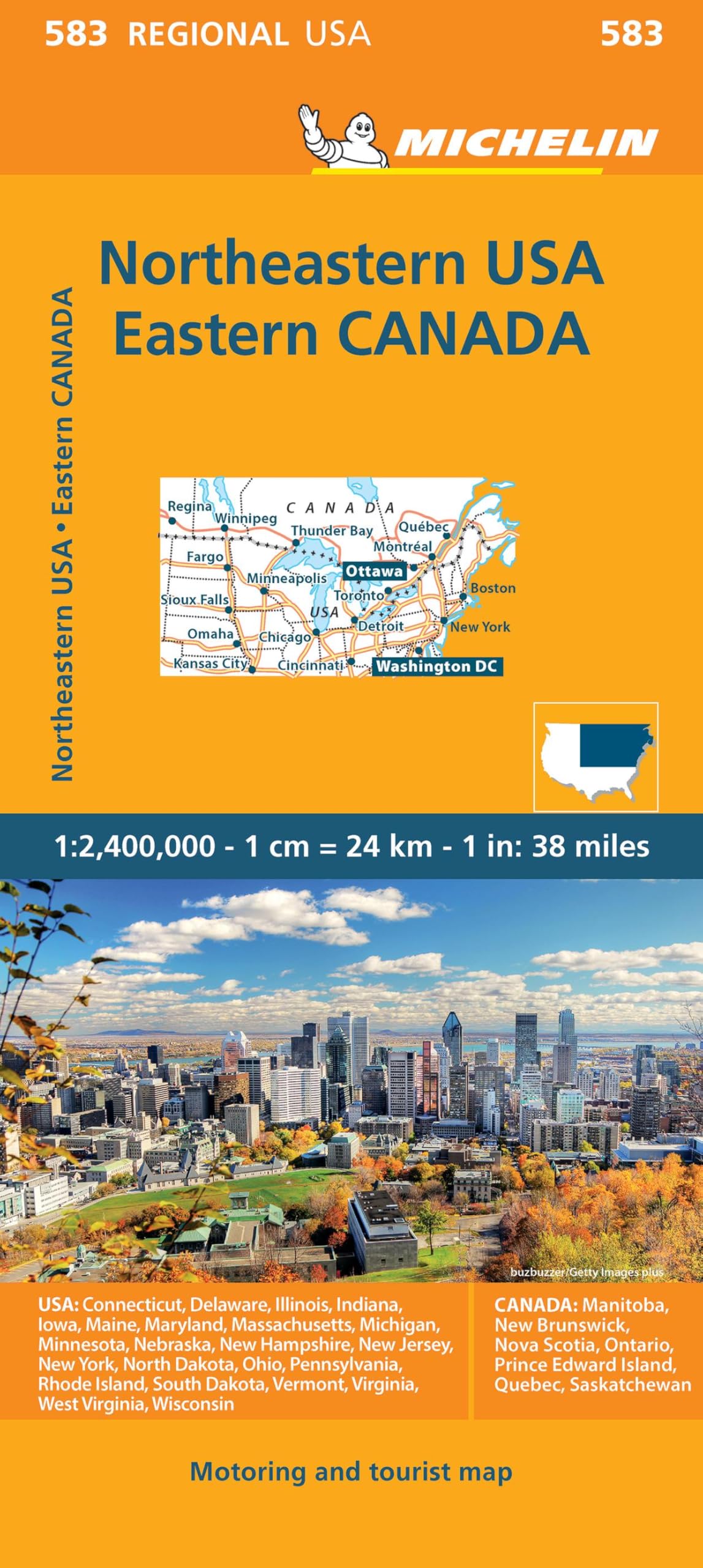 Michelin USA Nord-Ost, Kanada Ost (Michelin Regional Maps) Leisure, Home & Garden