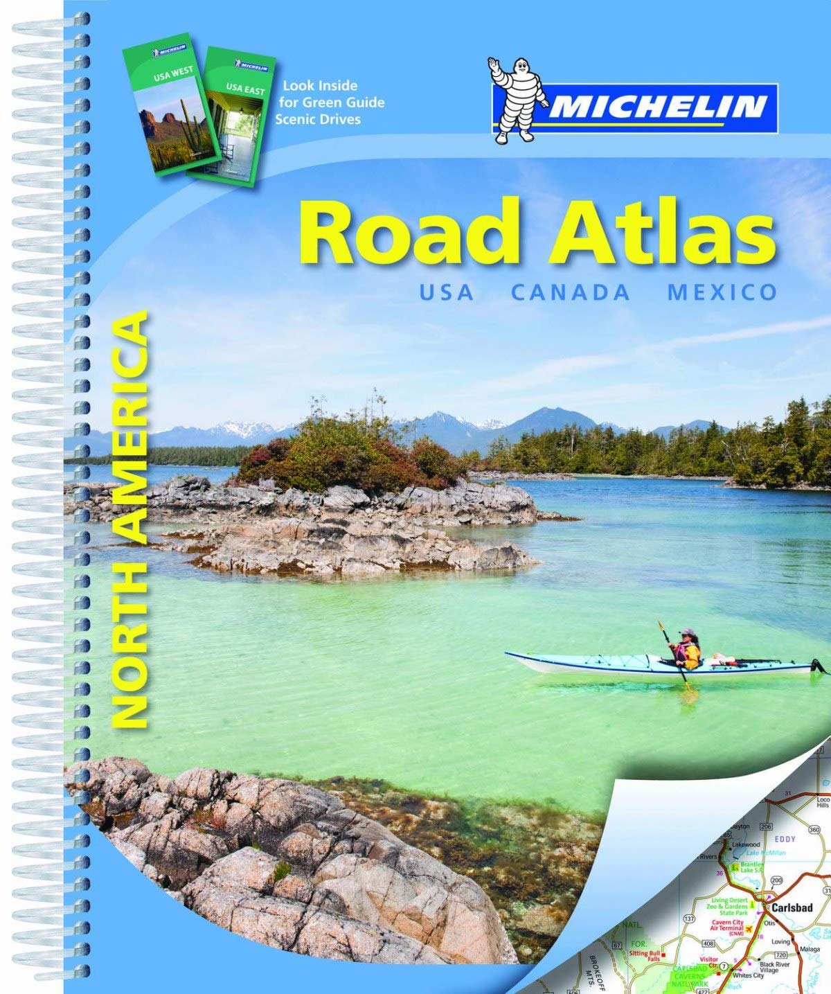 Michelin Atlas Nordamerika Spiralbindung: USA Kanada Mexiko (MICHELIN Atlanten) Leisure, Home & Garden
