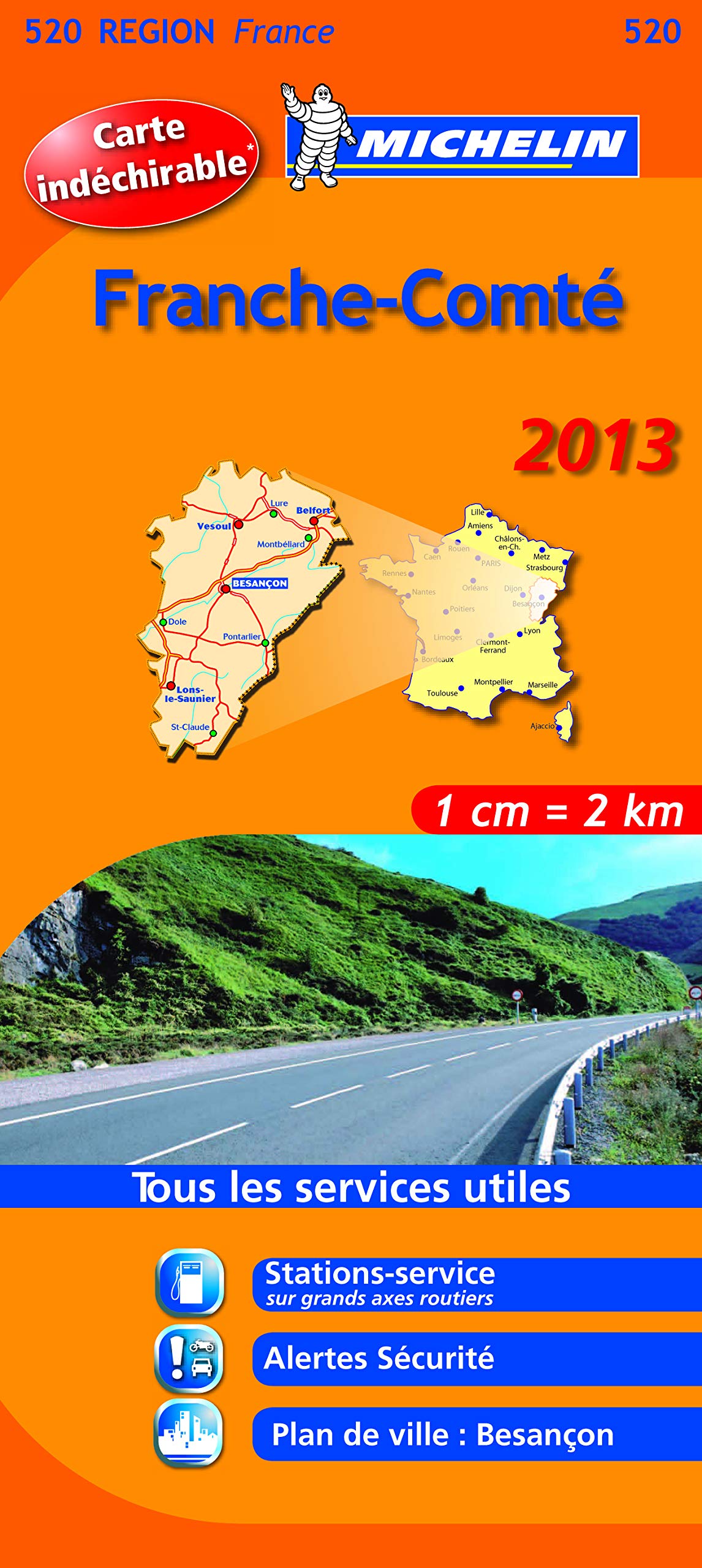 FRANCHE - COMTE 17520 CARTE MICHELIN KAART 2013 (KAARTEN/CARTES MICHELIN) Leisure, Home & Garden