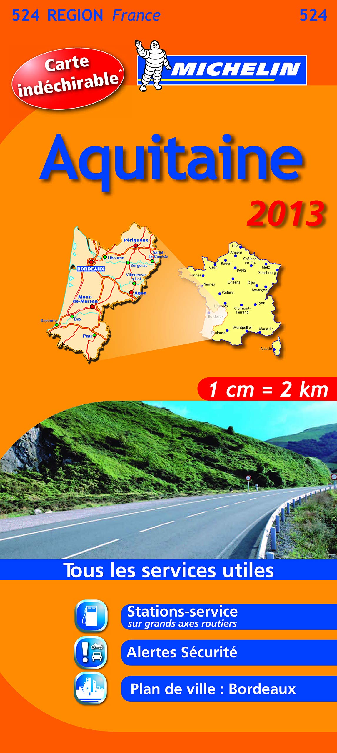 AQUITAINE 17524 CARTE MICHELIN KAART 2013 (KAARTEN/CARTES MICHELIN) Leisure, Home & Garden