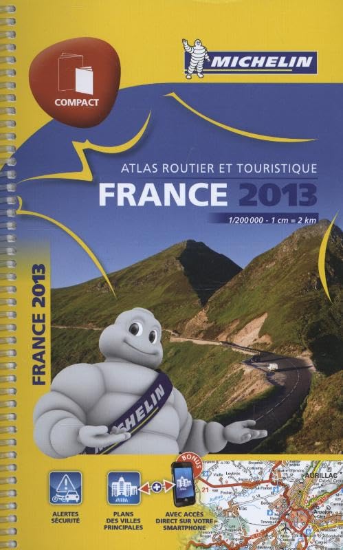 FRANCE COMPACT ATLAS MICHELIN 2013 AT.20096 (Michelin Atlassen) Geology & Geography