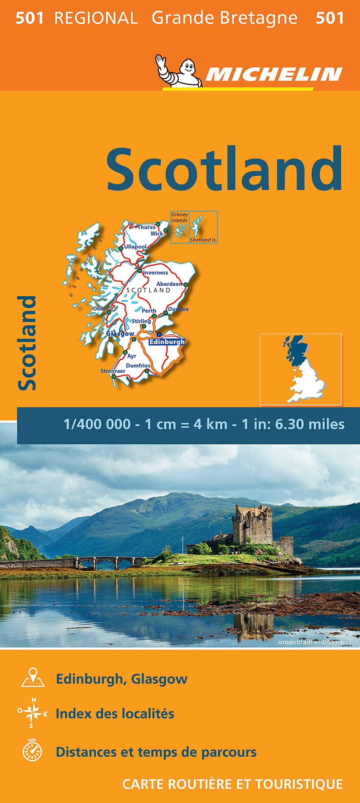 Scotland (501): Wegenkaart Schaal 1 : 400.000 (Regionale kaarten Michelin, Band 501) Leisure, Home & Garden