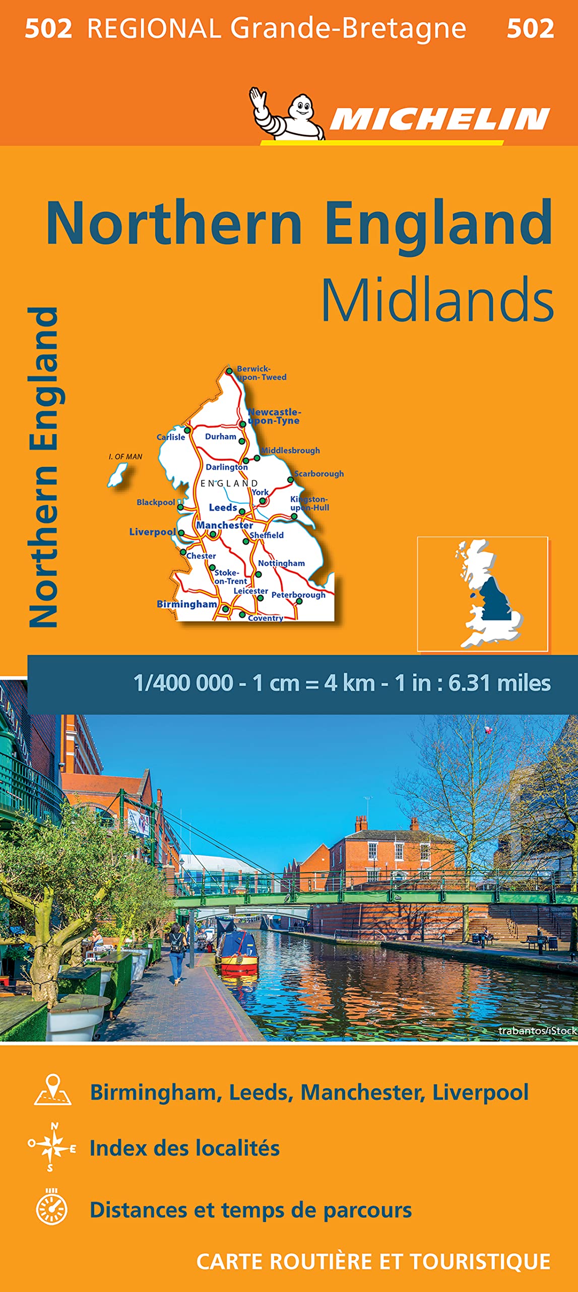 England Northern / Midlands (502): Wegenkaart Schaal 1 : 400.000 (Regionale kaarten Michelin, Band 502) Leisure, Home & Garden