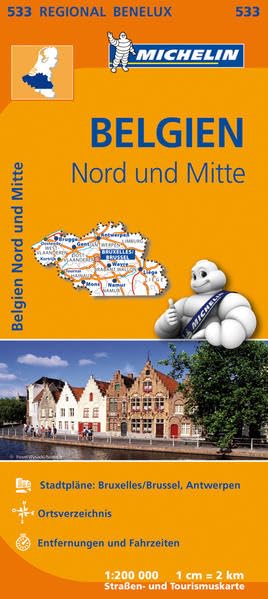 Michelin Regionalkarte Belgien Nord / Mitte 1 : 200 000 Leisure, Home & Garden