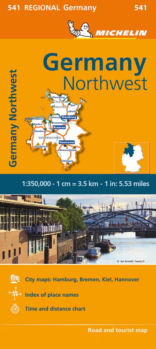 Michelin Schleswig-Holstein, Niedersachsen, Hamburg, Bremen: Map (MICHELIN Regionalkarten) Leisure, Home & Garden