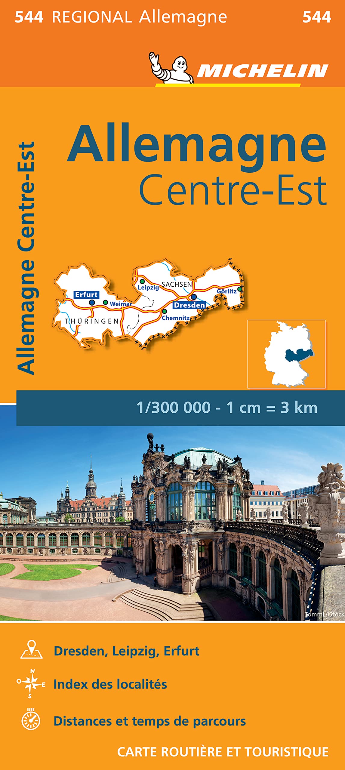 Carte Régionale Allemagne: Centre-Est book