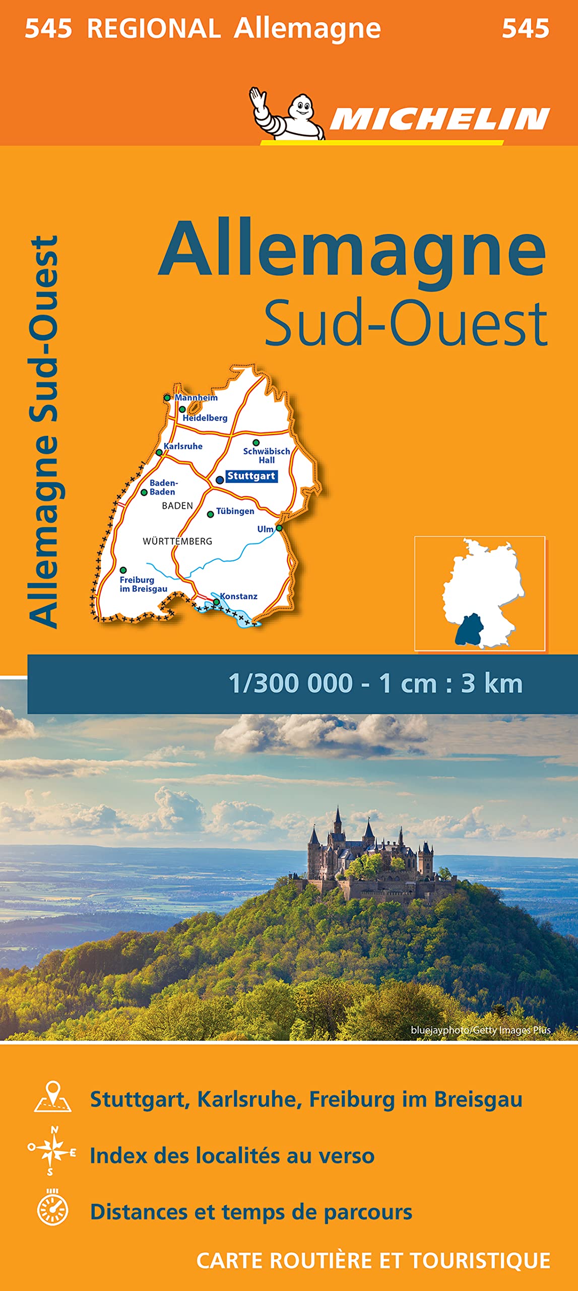 Carte Régionale Allemagne: Sud-Ouest book