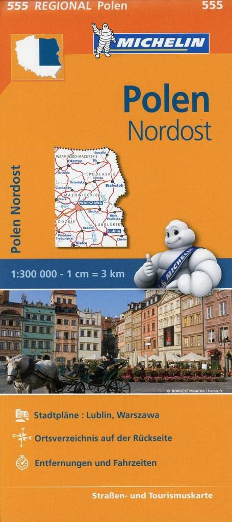 Michelin Regionalkarte Polen Nordost 1 : 300 000 Leisure, Home & Garden