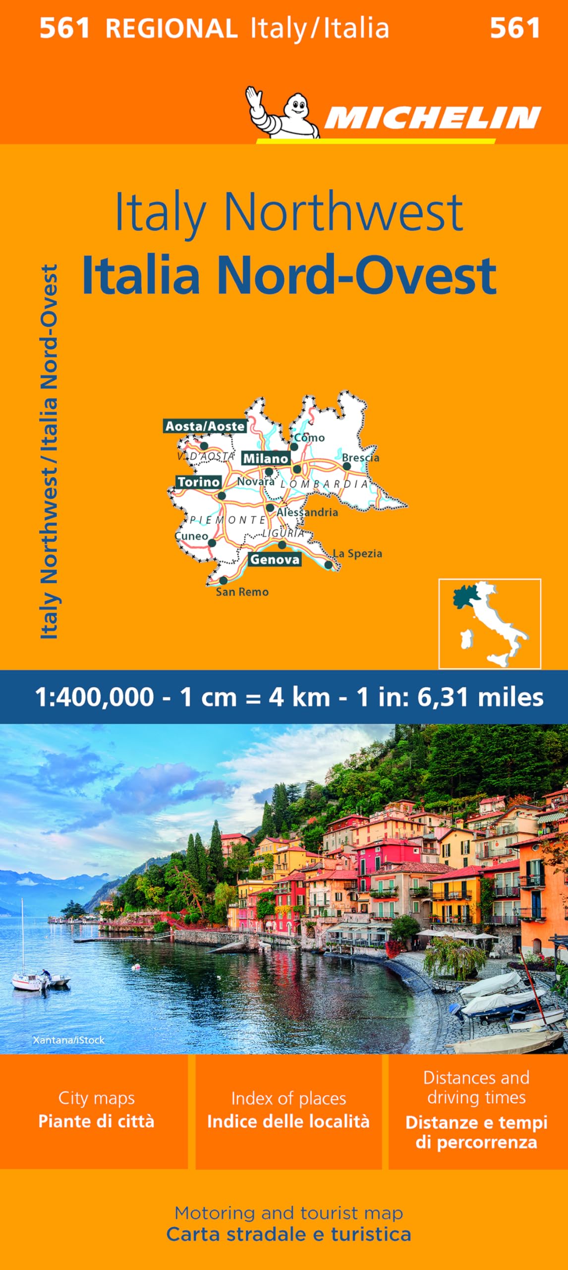 Italia Nord-Ovest 1:400.000 Leisure, Home & Garden