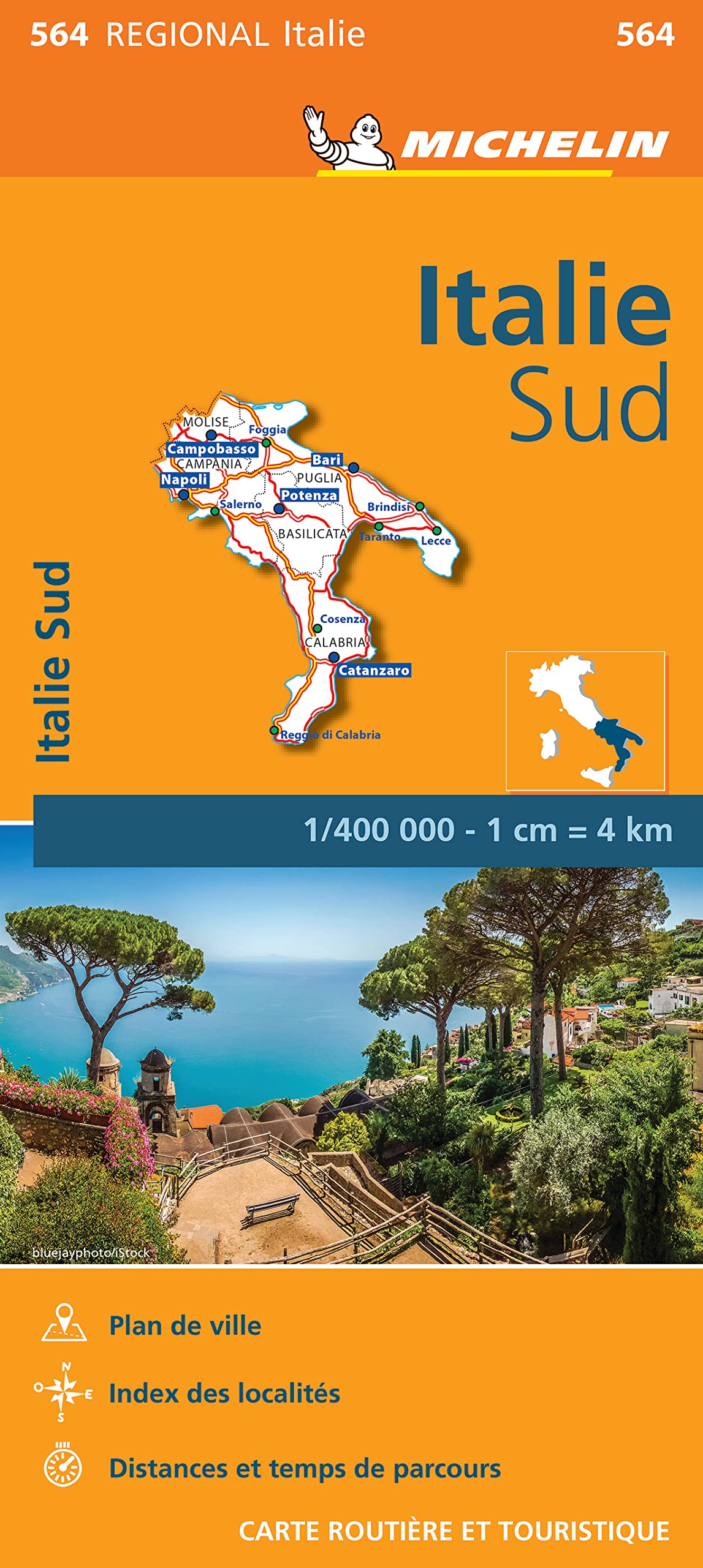 Carte Régionale Italie Sud book