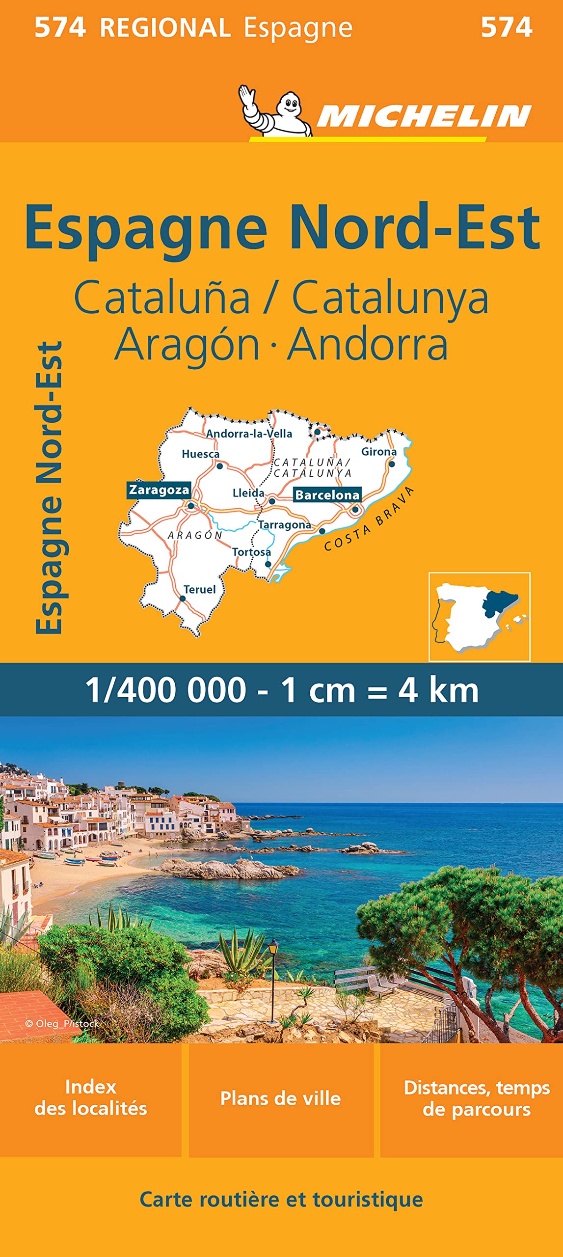 Aragon / Cataluna / Andorra (574): Wegenkaart Schaal 1 : 400.000 (Regionale kaarten Michelin, Band 574) Leisure, Home & Garden