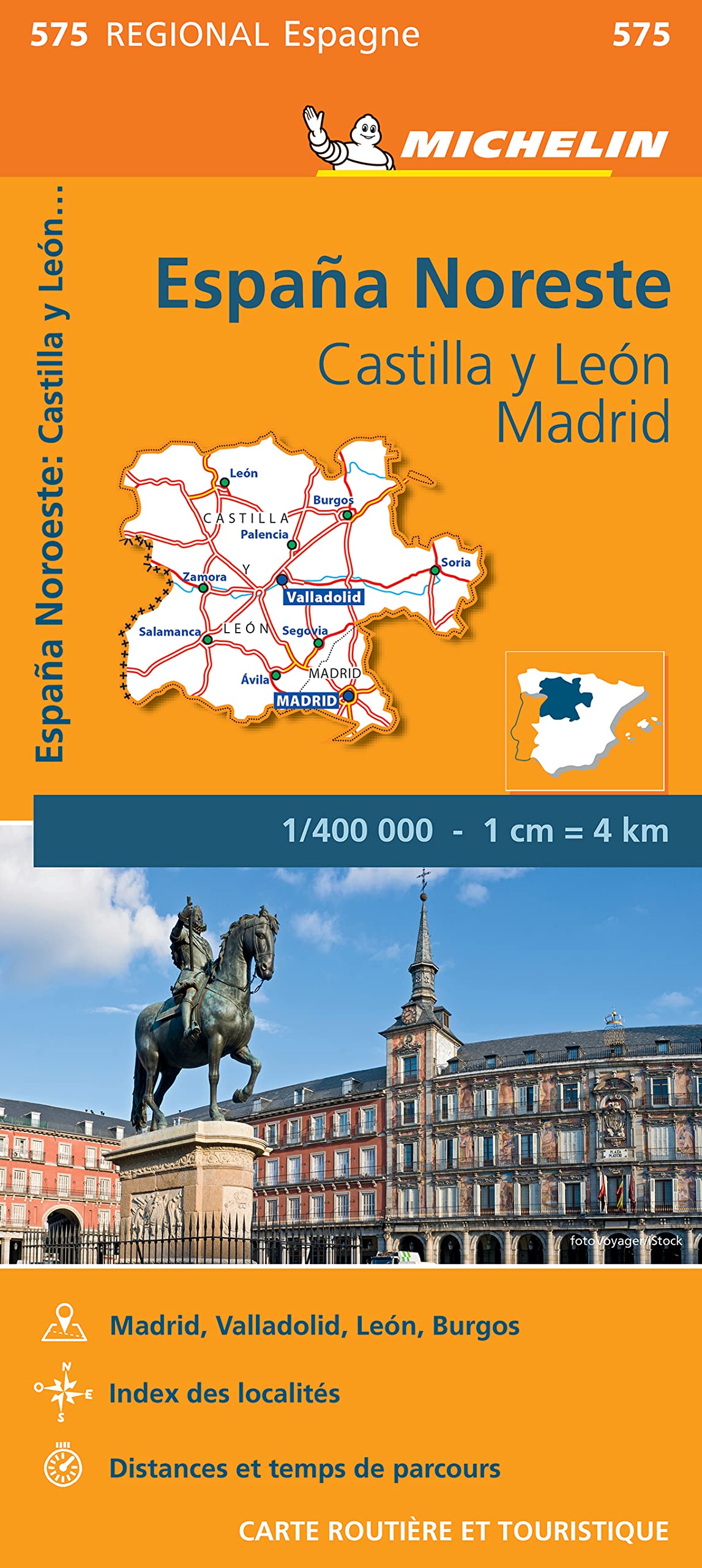Castilla y Leon / Madrid (575): Wegenkaart Schaal 1 : 400.000 (Regionale kaarten Michelin, Band 575) Leisure, Home & Garden