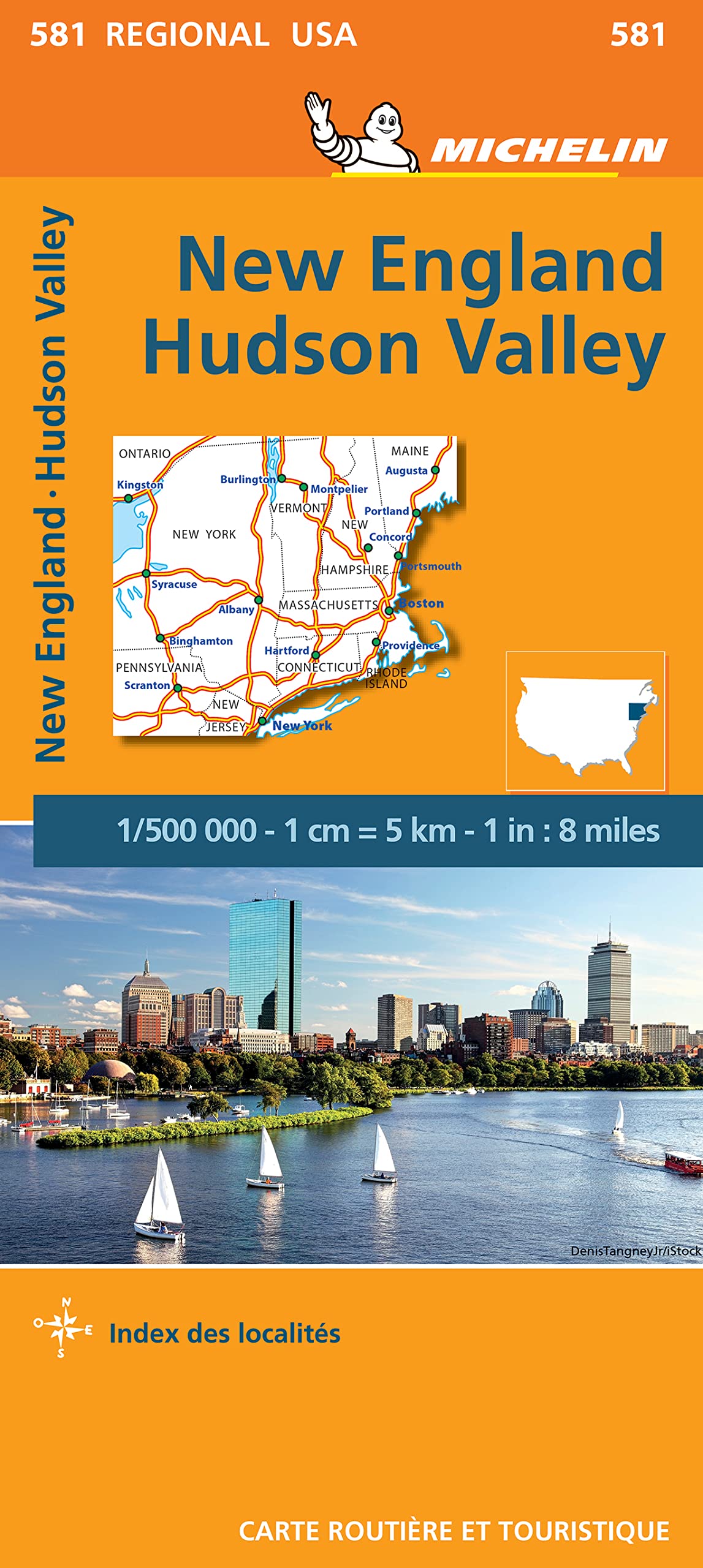 Carte Régionale New England, Hudson Valley book