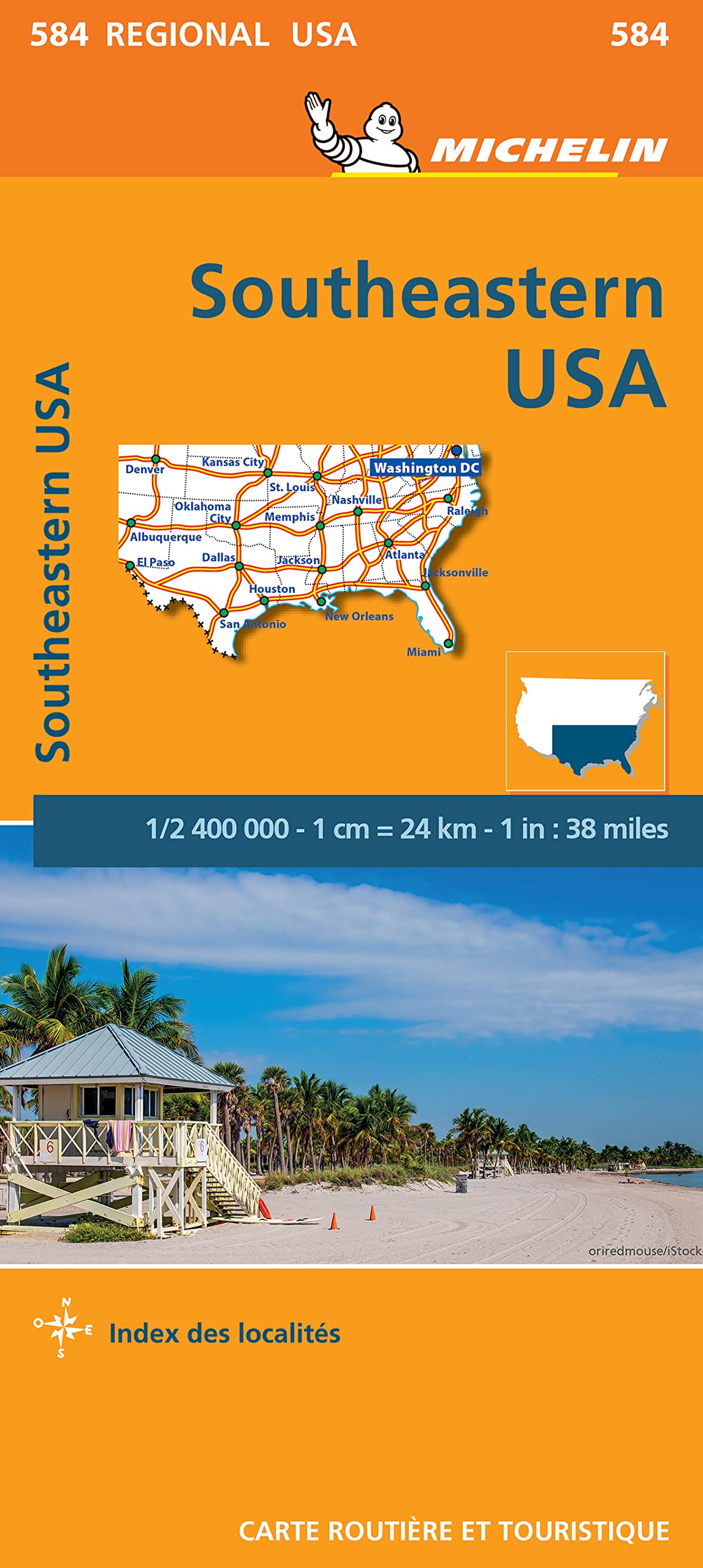 Carte Régionale Southeastern USA book
